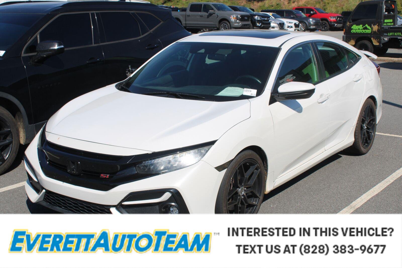 Used 2020 Platinum White Pearl Honda Manual w/Summer Tires image 1