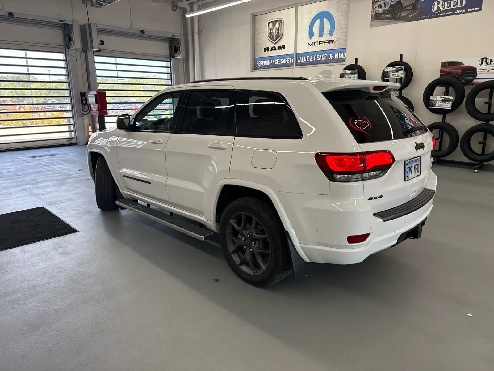 Used 2021 Bright White Clearcoat Jeep 80th Anniversary image 7
