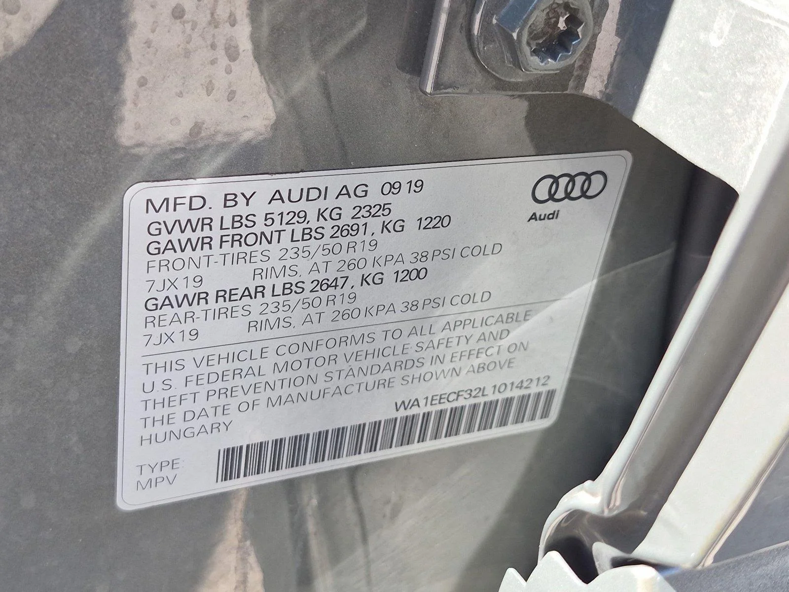 Used 2020 Chronos Gray Metallic AUDI  image 42