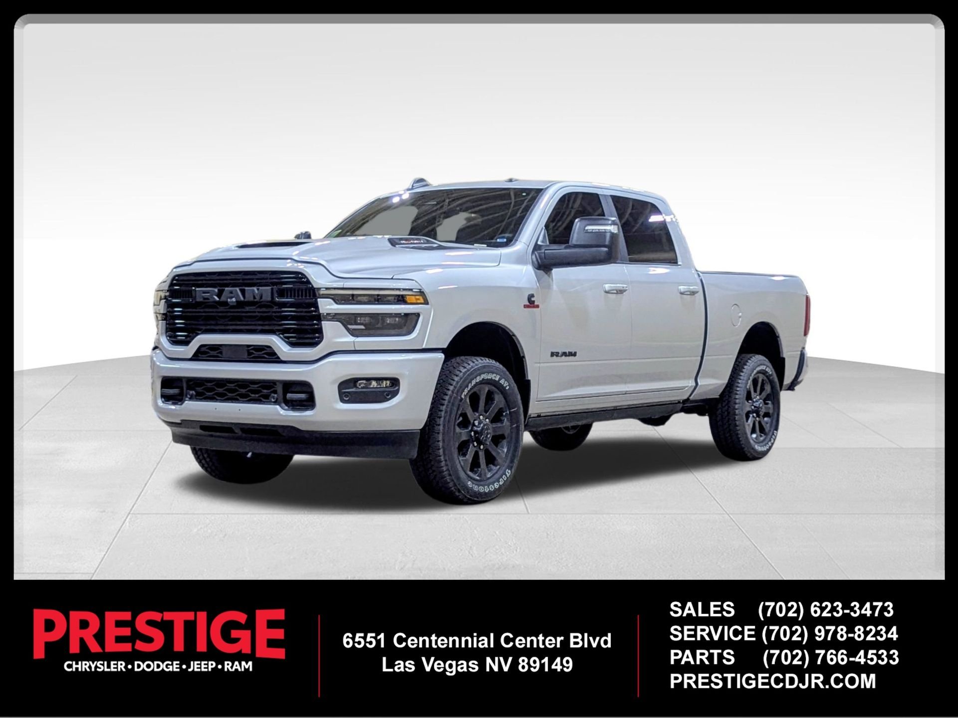 New 2026 Silver-Zynith Exterior Paint RAM Laramie image 1