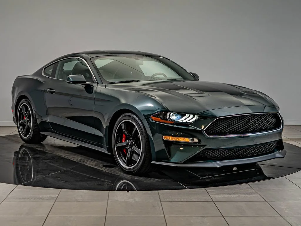 Used 2019 Dark Highland Green Metallic Ford Bullitt image 3