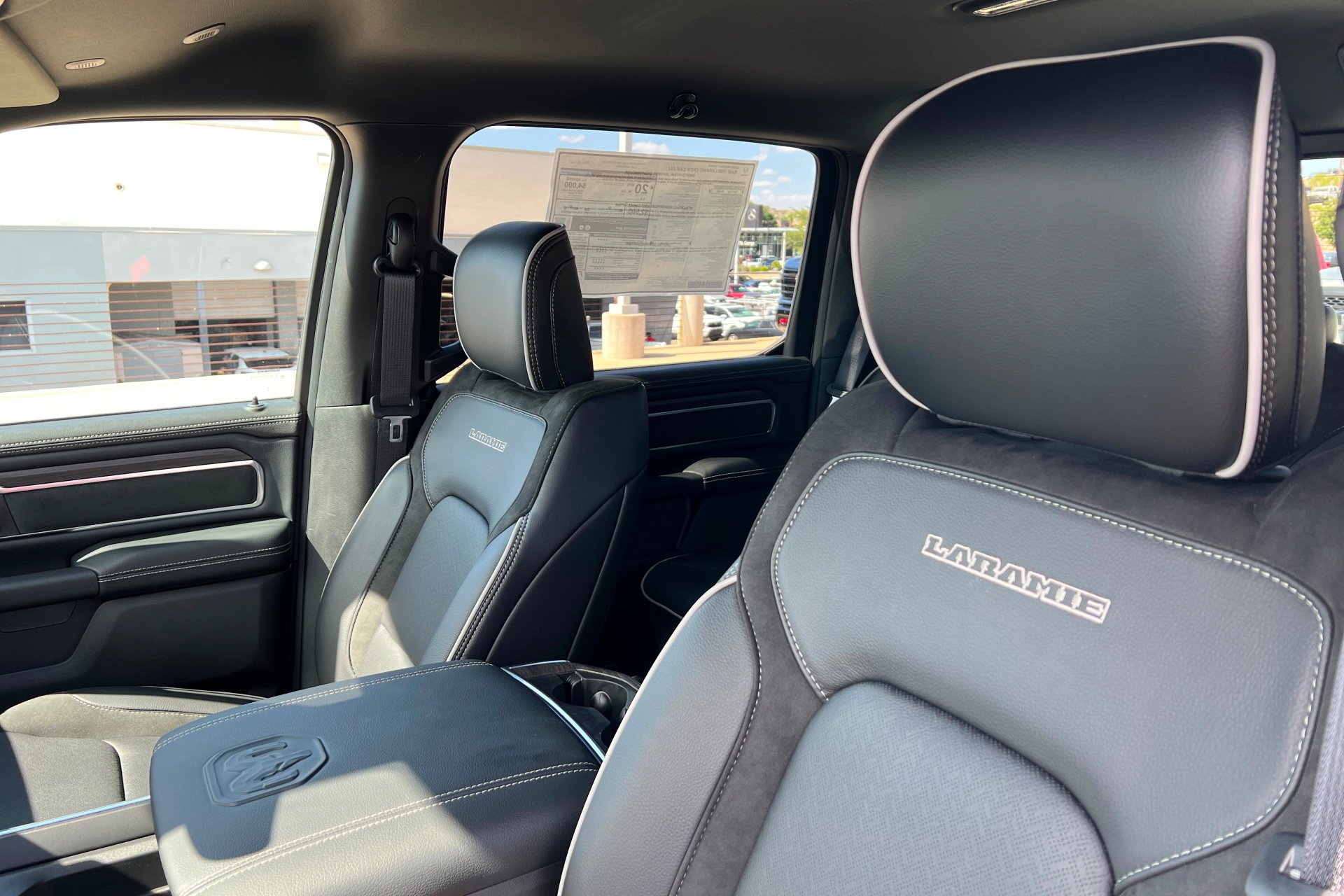 New 2026 Bright White Clear-Coat Exterior Paint RAM Laramie image 17