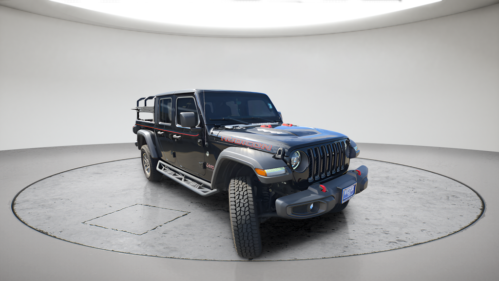 Used 2020 Black Clearcoat Jeep Rubicon image 1