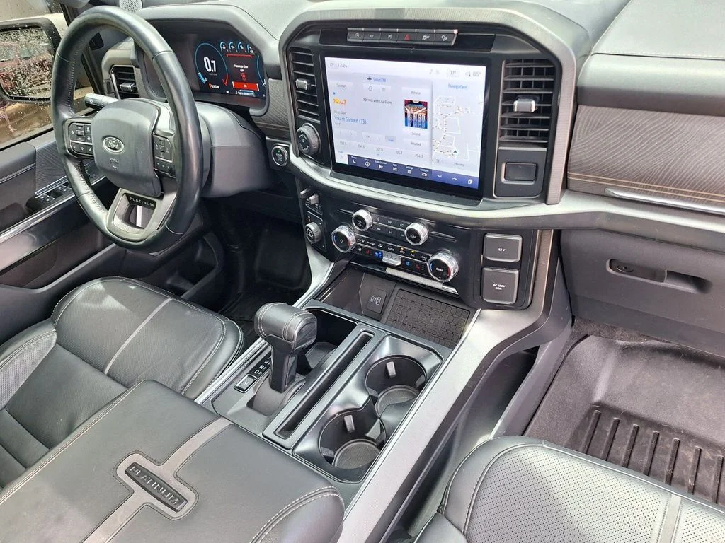Certified Used 2023 White Metallic Ford Platinum image 30