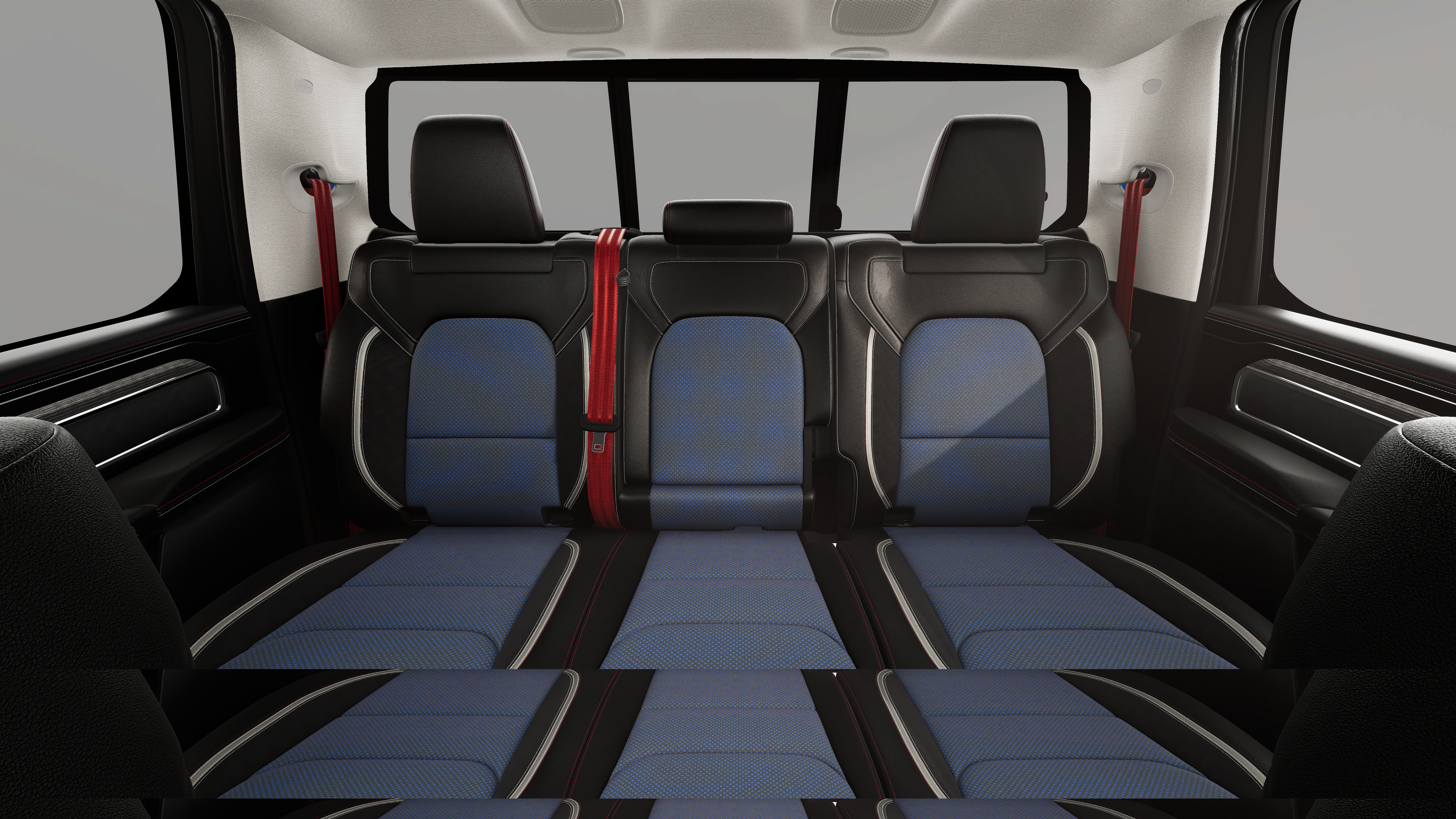 New 2026 Hydro Blue Pearl-Coat Exterior Paint RAM LARAMIE image 3