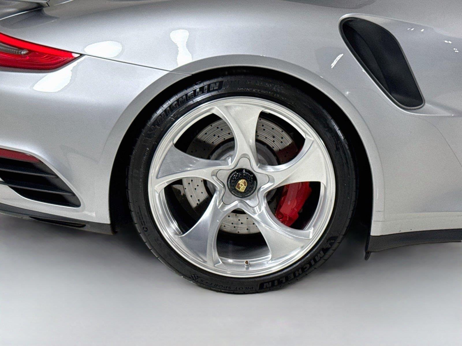 Used 2017 Rhodium Silver Metallic Porsche Turbo | Upgraded Exhaust | Upgraded Wheels | Sunroof image 38