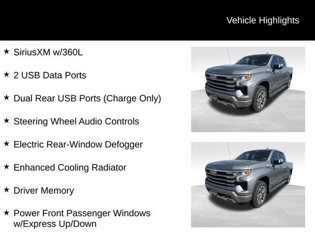 Used 2024 Sterling Gray Metallic Chevrolet High Country image 7