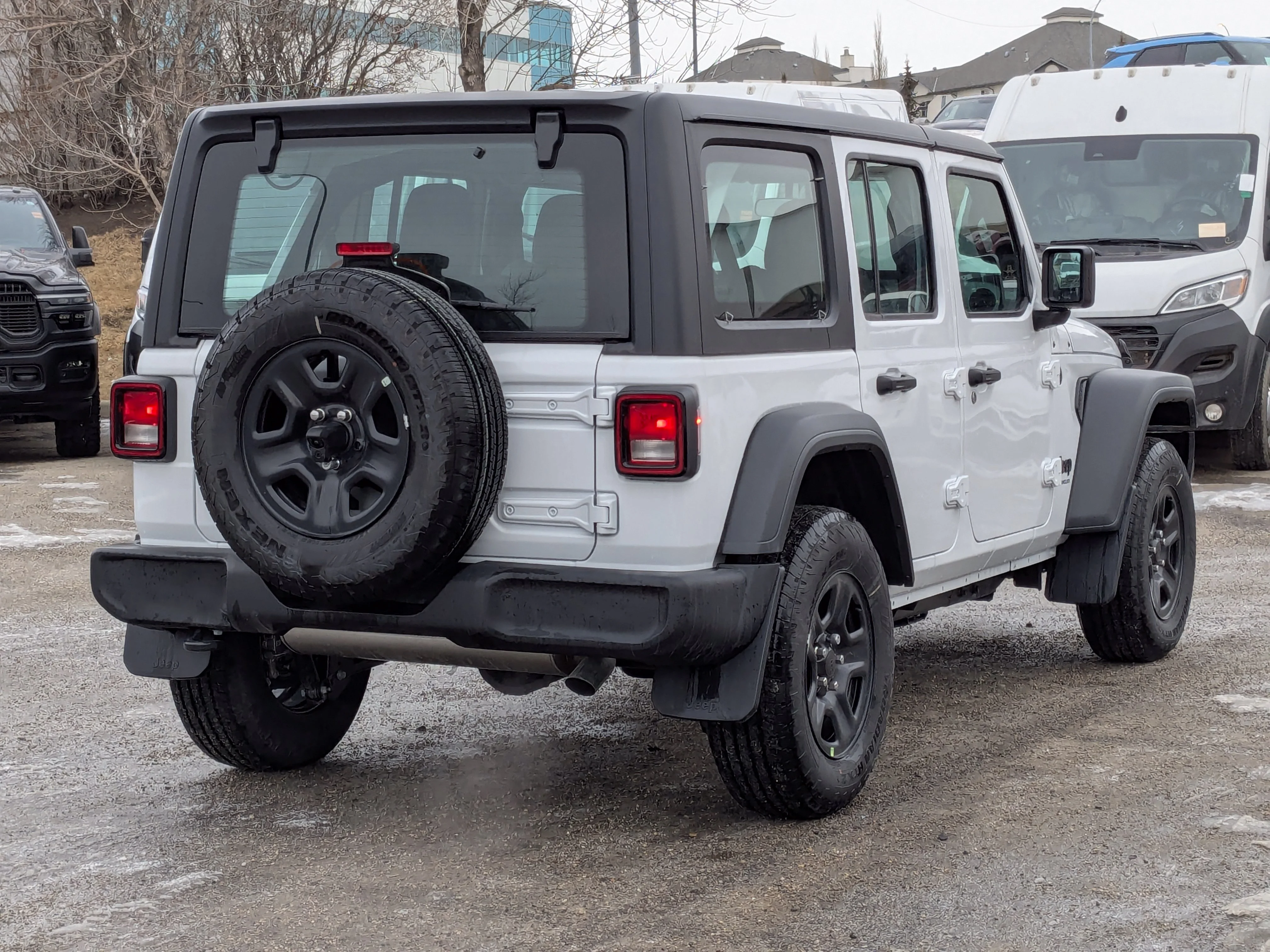 New 2026 White Jeep Sport - - 2.0L Turbo Engine - 12.3 Uconnect 5 Display - 3-Piece Hard Top - 8-Speed Auto & More image 8