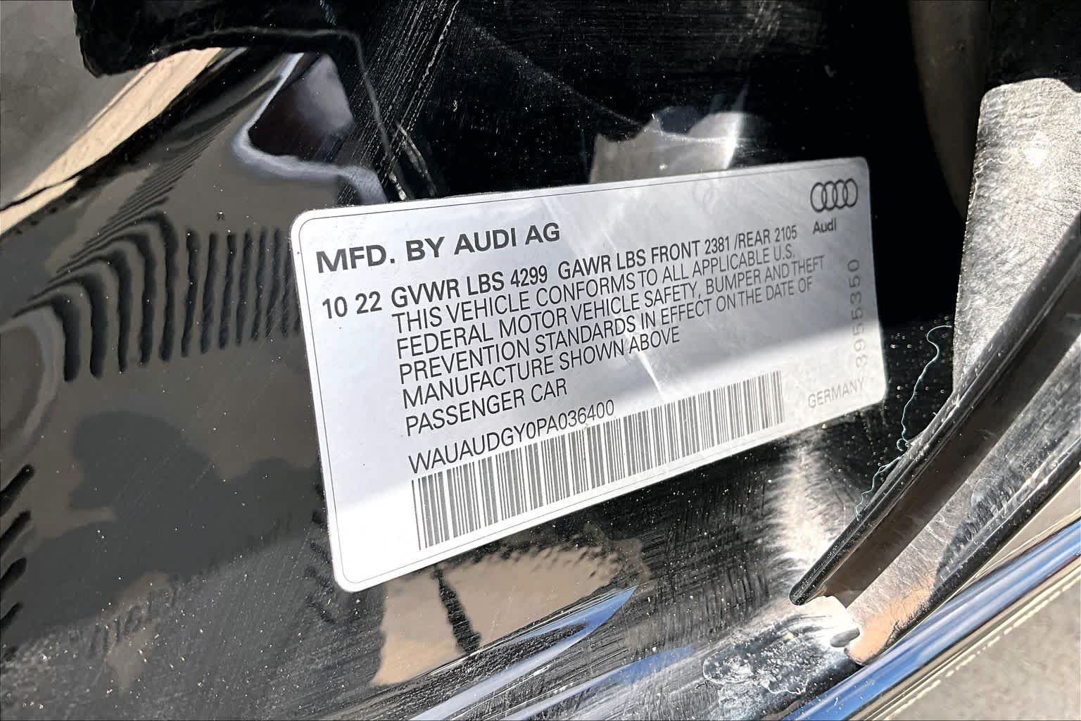 Used 2023 Brilliant Black Audi Premium image 37