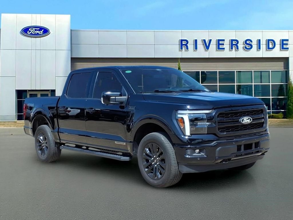 Used 2025 Black Metallic Ford Lariat image 1