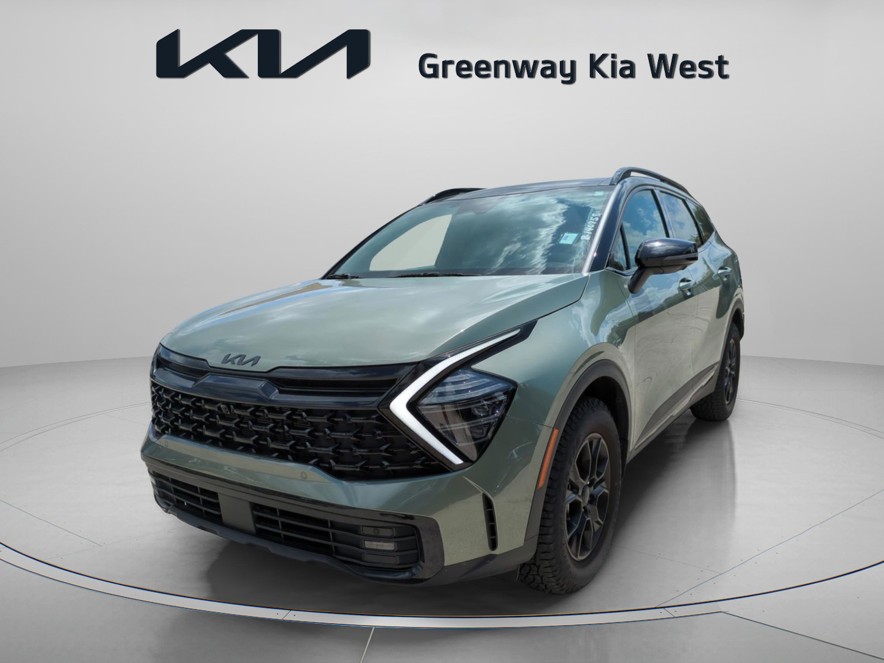 Certified Used 2025 Jungle Green/Ebony Black Roof Kia X-Pro Prestige image 4