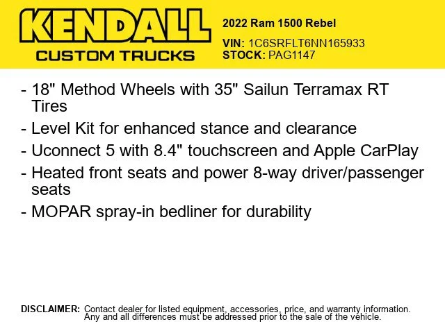 Used 2022 Gray Ram Rebel image 2
