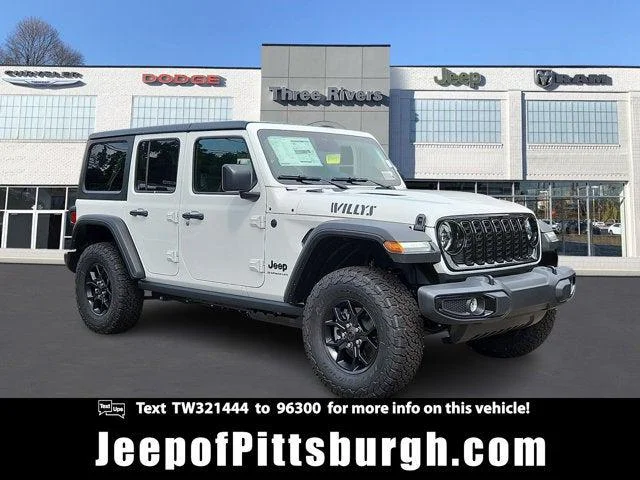 New 2026 Bright White Clear-Coat Exterior Paint Jeep Willys image 1