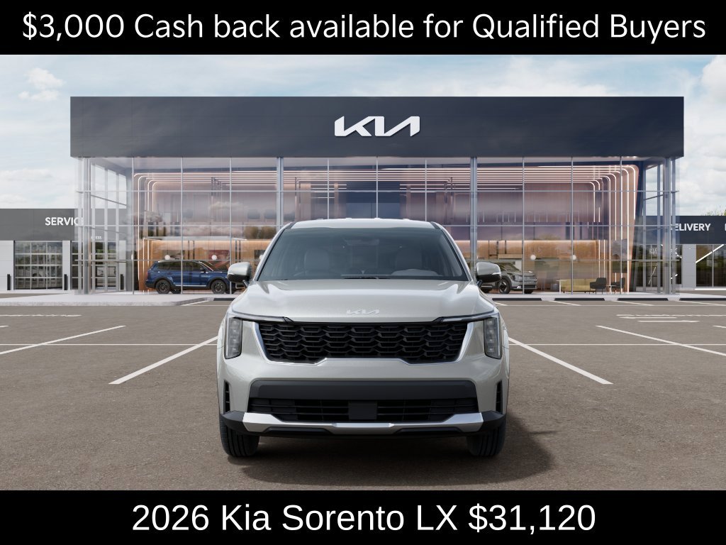 New 2026 Ivory Silver Kia LX image 3