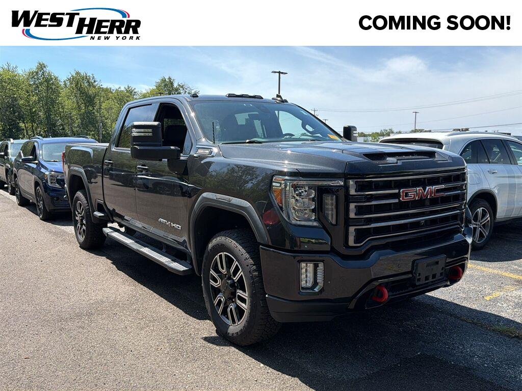 Used 2020 Carbon Black Metallic GMC AT4 image 1