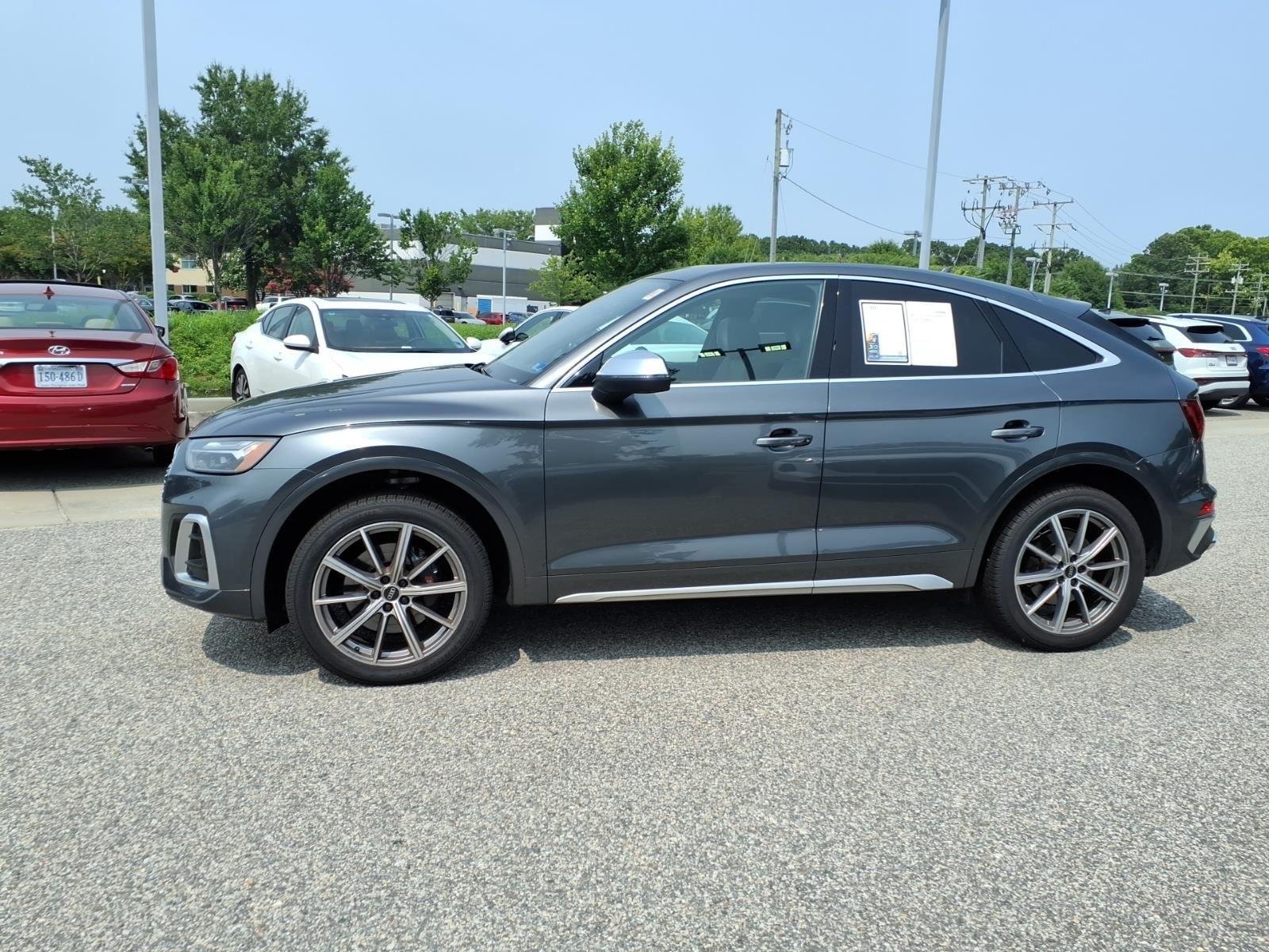Used 2022 Daytona Gray Pearl Effect Audi Premium Plus image 9