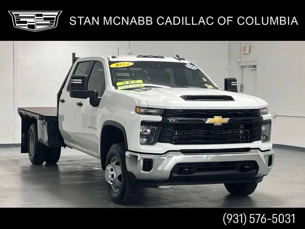 Used 2024 Summit White Chevrolet Work Truck image 1