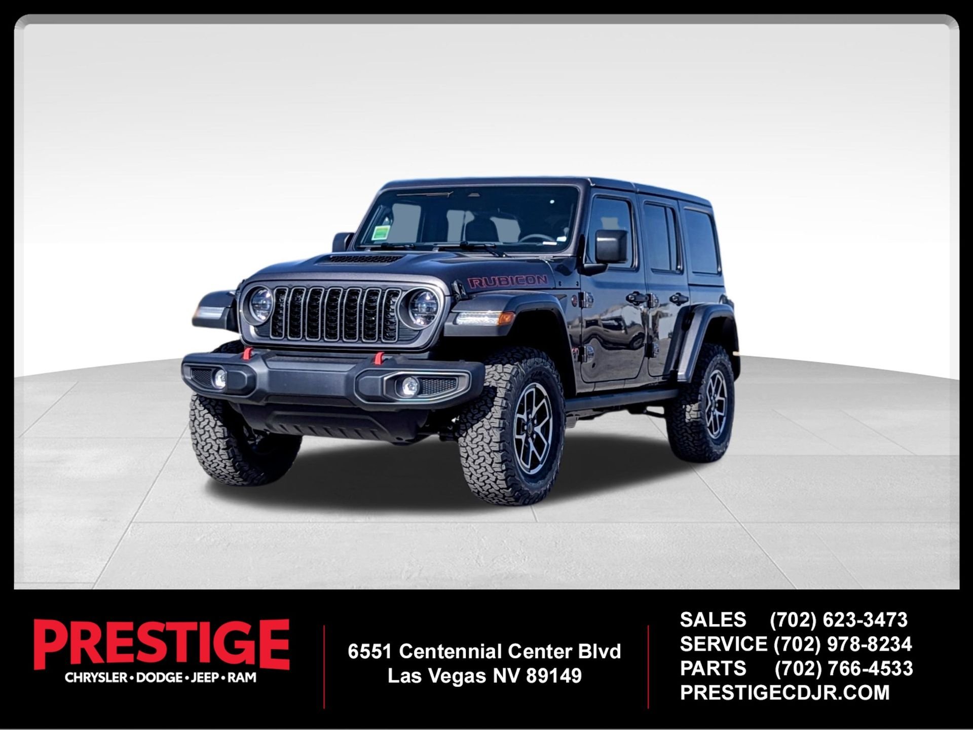 New 2026 Granite Crystal Metallic Clearcoat Jeep Rubicon image 1
