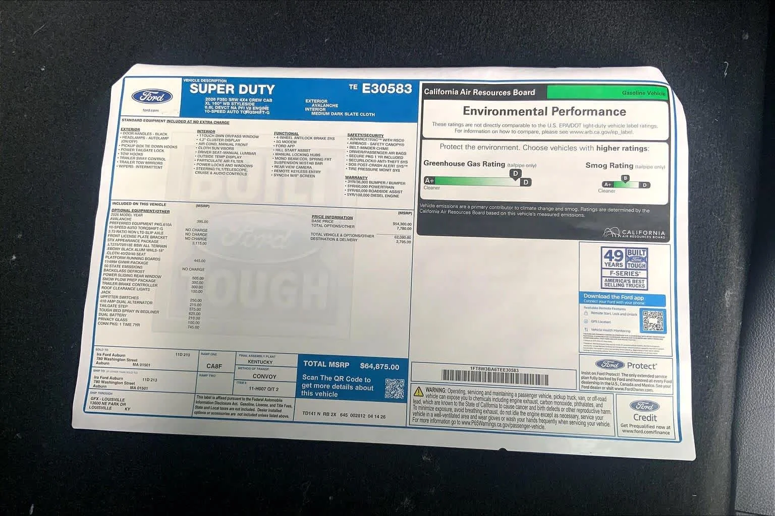 New 2026 Avalanche Ford XL image 18