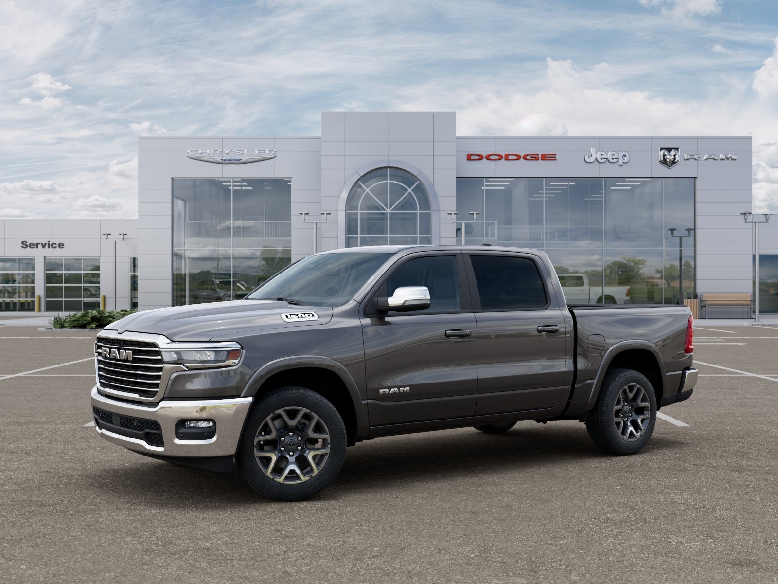 New 2026 Granite Crystal Metallic Clear-Coat Exterior Paint RAM Laramie image 29