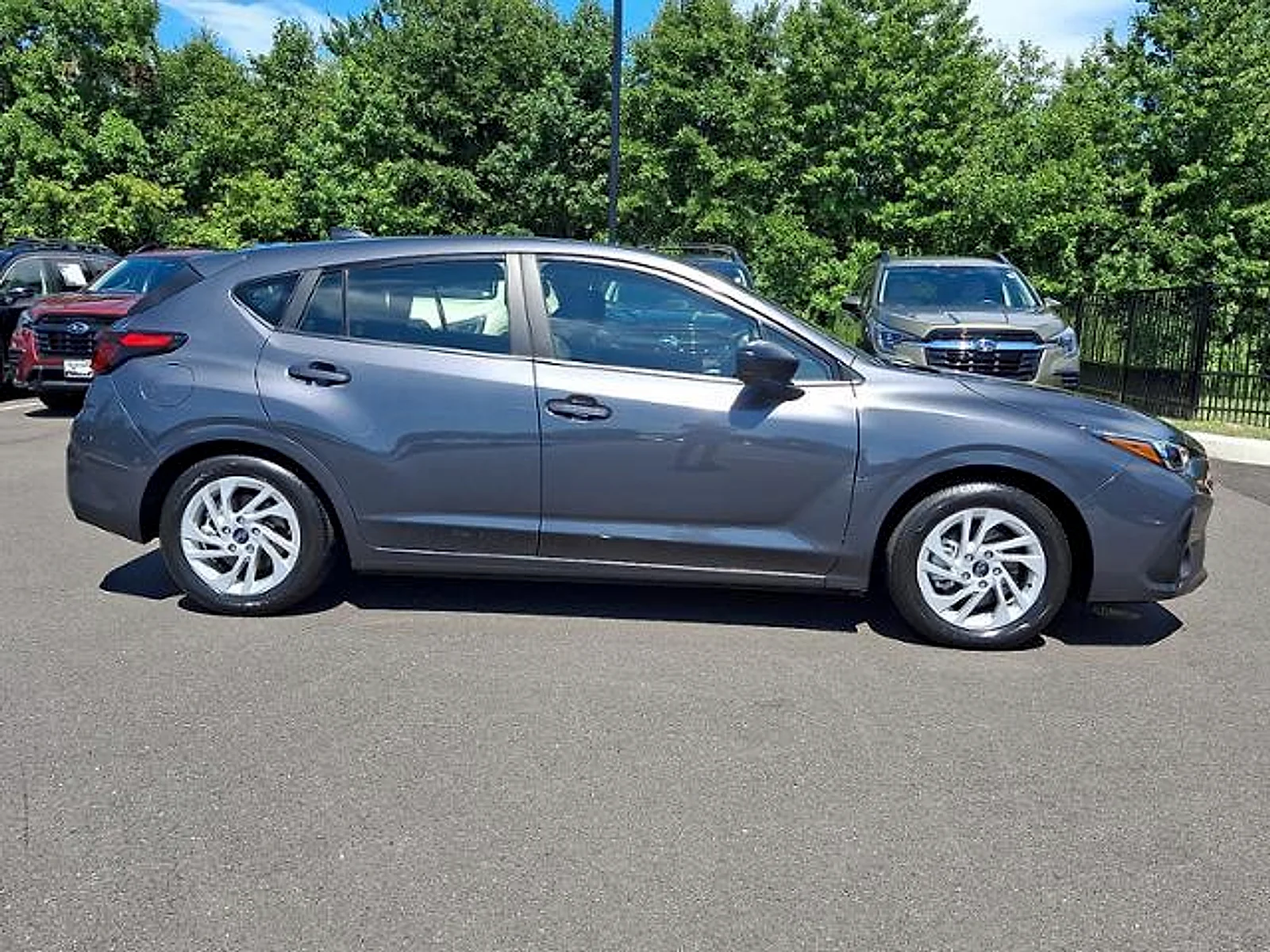 Used 2024 Magnetite Gray Metallic Subaru Base 5-Door image 8