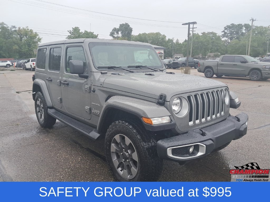 Used 2020 Gray Jeep Unlimited Sahara image 9