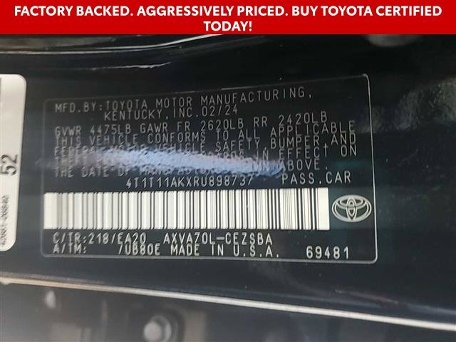 Used 2024 Black Toyota SE image 5