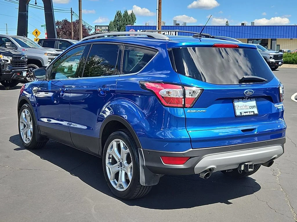 Used 2017 Lightning Blue Metallic Ford Titanium image 4