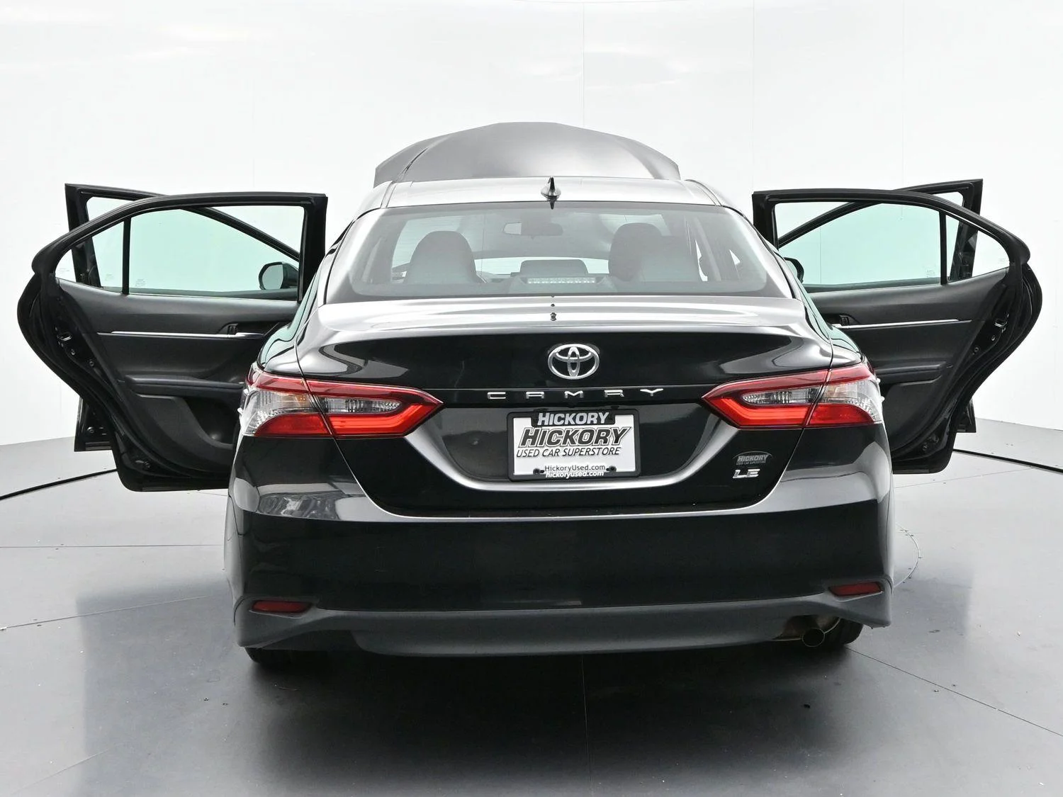 Used 2022 Midnight Black Metallic Toyota LE image 38