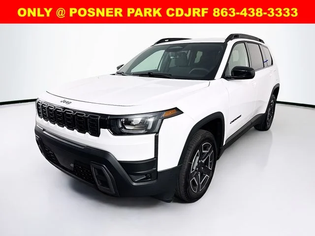 New 2026 Bright White Clear-Coat Exterior Paint Jeep Laredo image 3