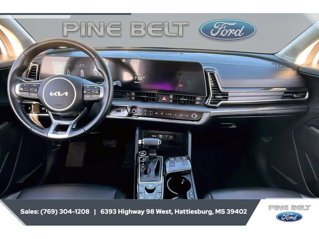 Used 2023 Glacial White Pearl Kia EX image 12