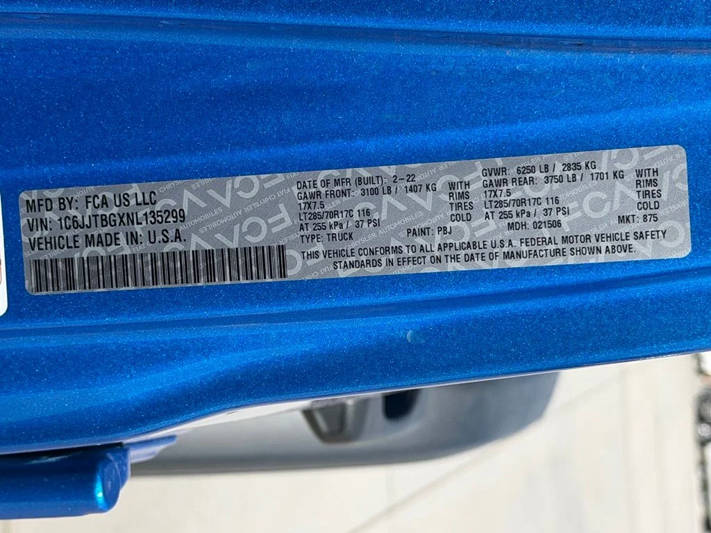 Certified Used 2022 Blue Jeep Rubicon image 26