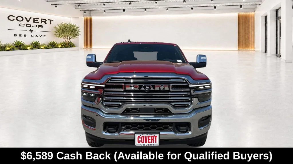 New 2026 Molten Red Pearl-Coat Exterior Paint RAM Laramie image 3
