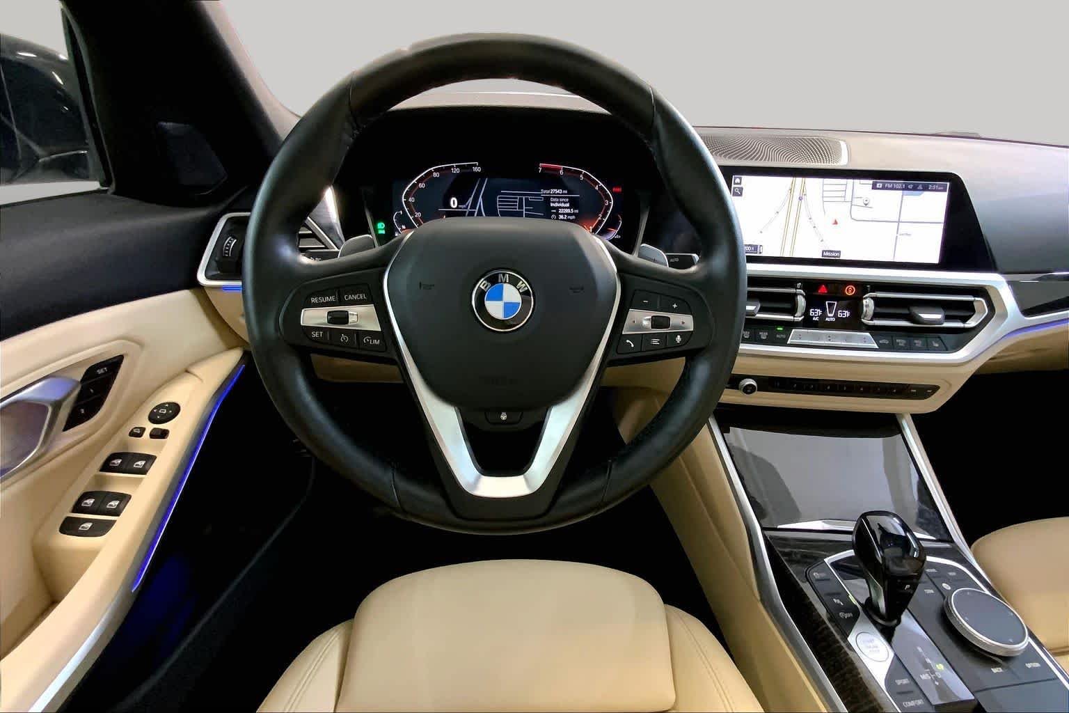Used 2021 Alpine White BMW 330i xDrive image 5
