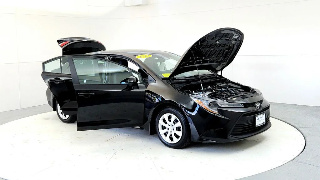 Certified Used 2024 Black Toyota LE image 12