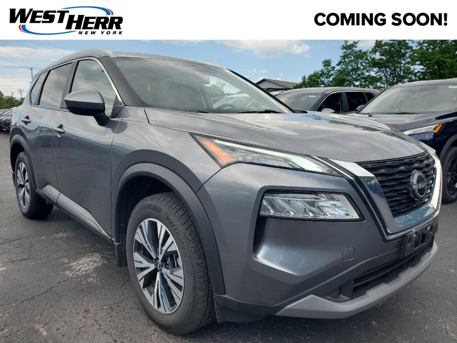 Used 2023 Gun Metallic Nissan SV image 1