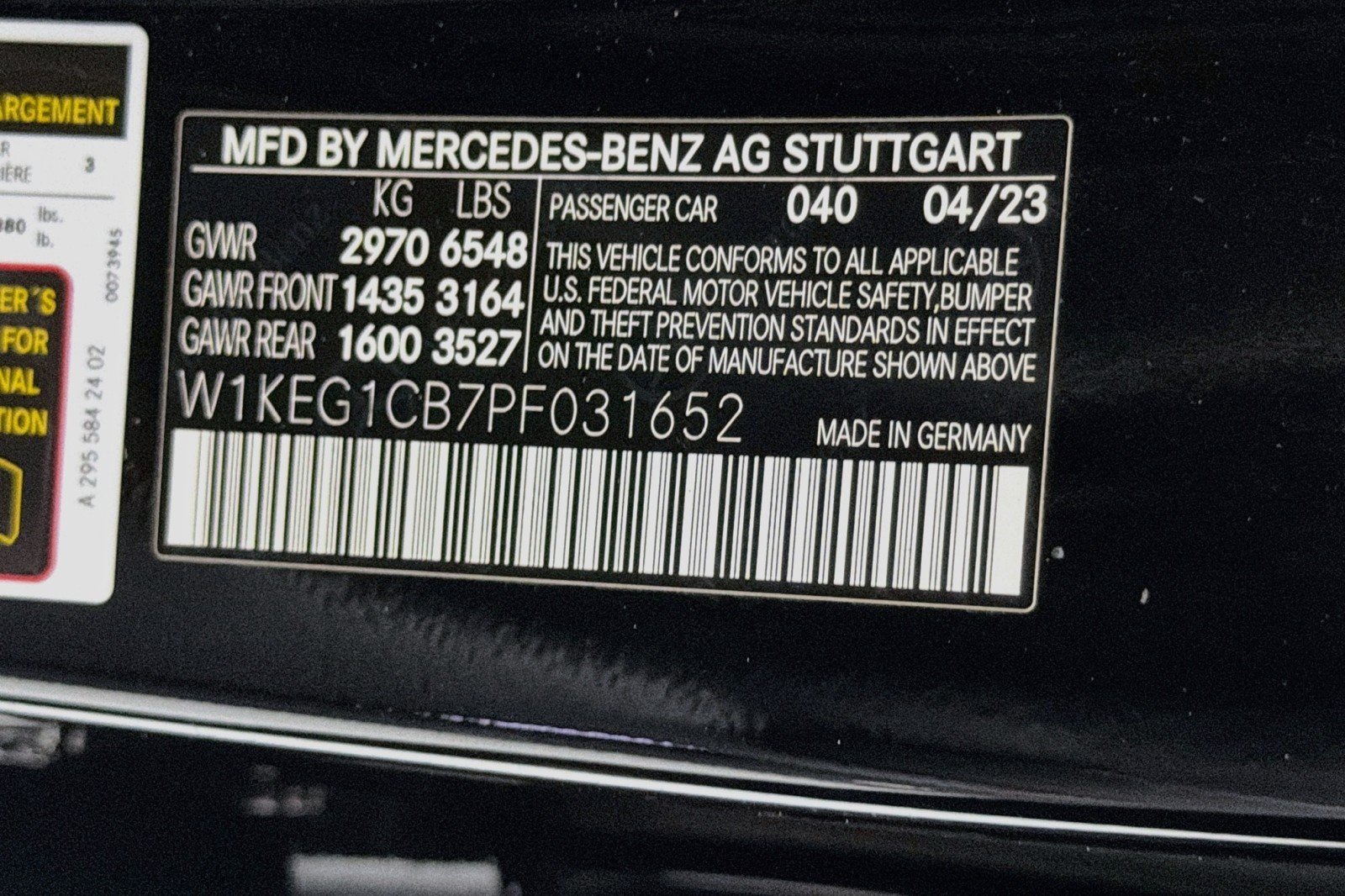 Certified Used 2023 Black Mercedes-Benz EQE 350 image 25