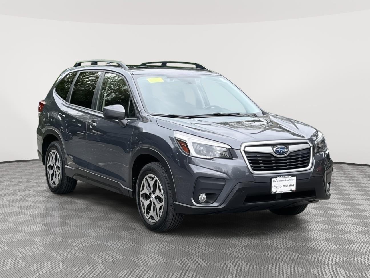 Used 2021 Magnetite Gray Metallic Subaru Premium image 3