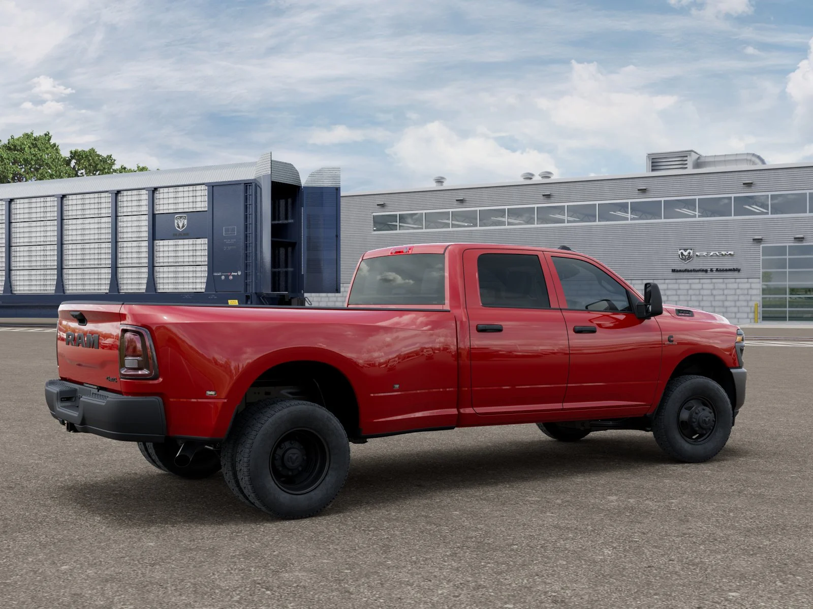 New 2026 Flame Red Clear-Coat Exterior Paint RAM Tradesman image 30