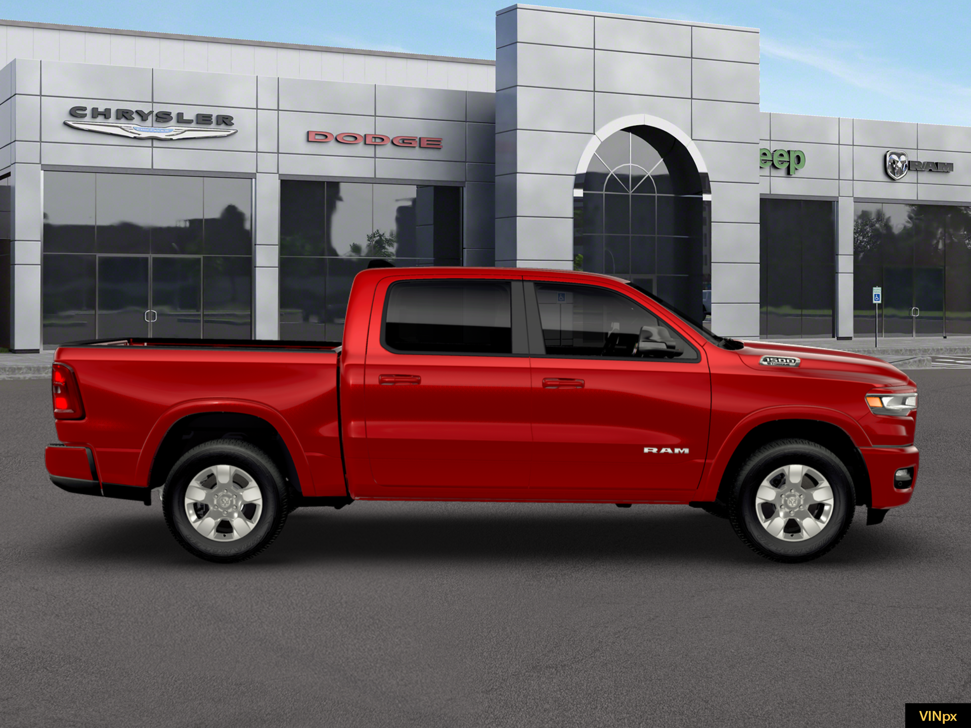 New 2026 Molten Red Pearl-Coat Exterior Paint RAM  image 9