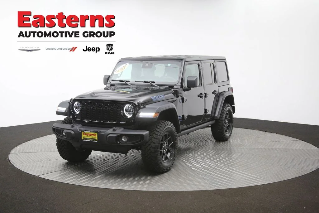 Used 2025 Black Jeep Willys 4xe image 55