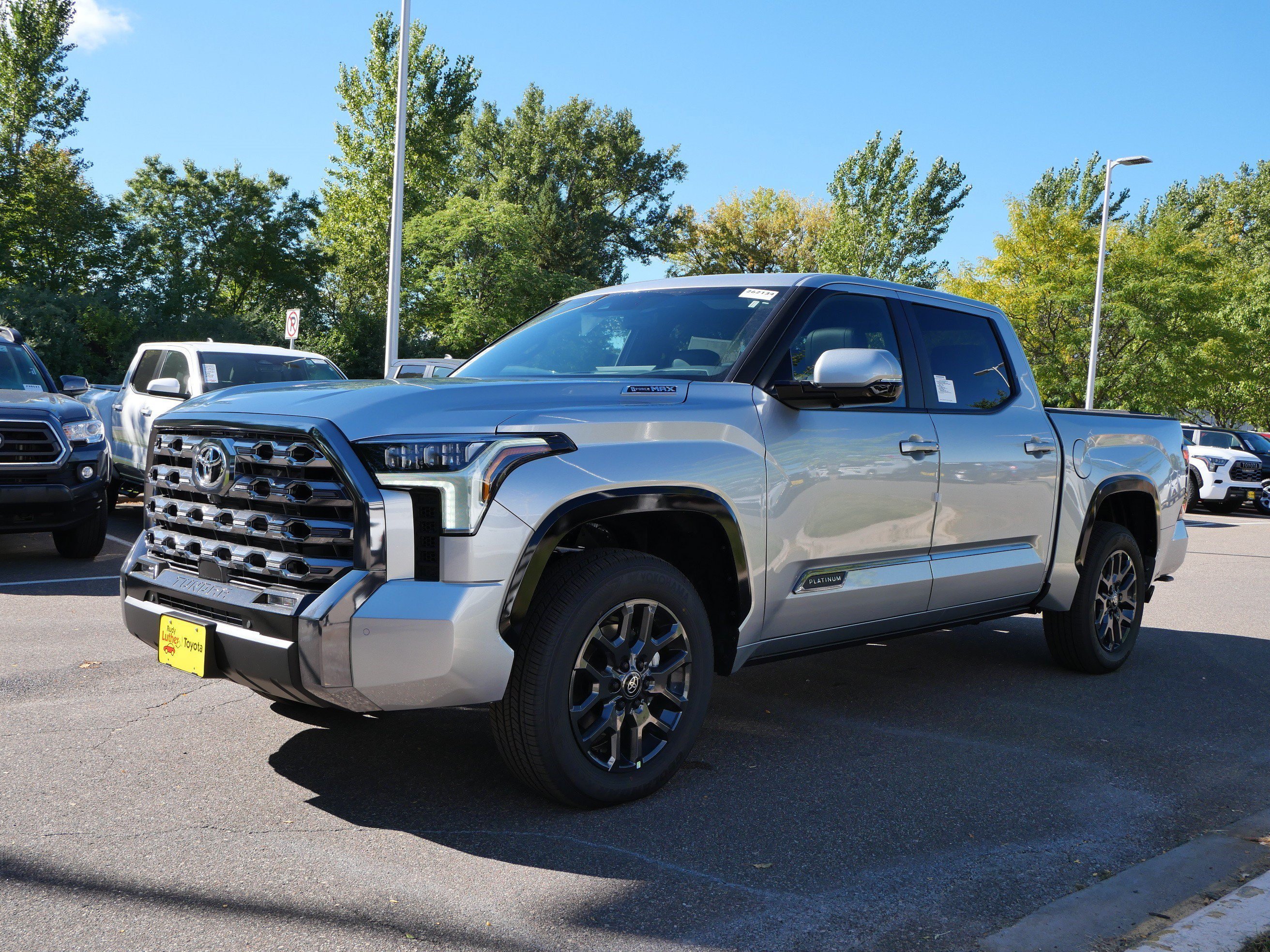 New 2026 Celestial Silver Metallic Toyota Tundra Platinum image 4
