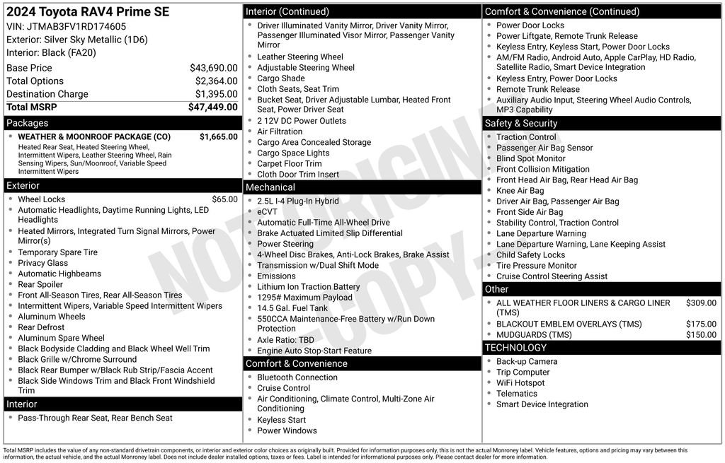 Used 2024 Silver Toyota SE image 6