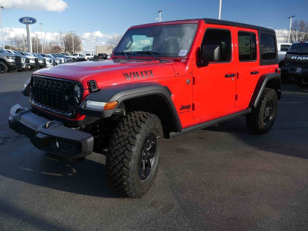 New 2026 Firecracker Red Clearcoat Jeep Willys image 3