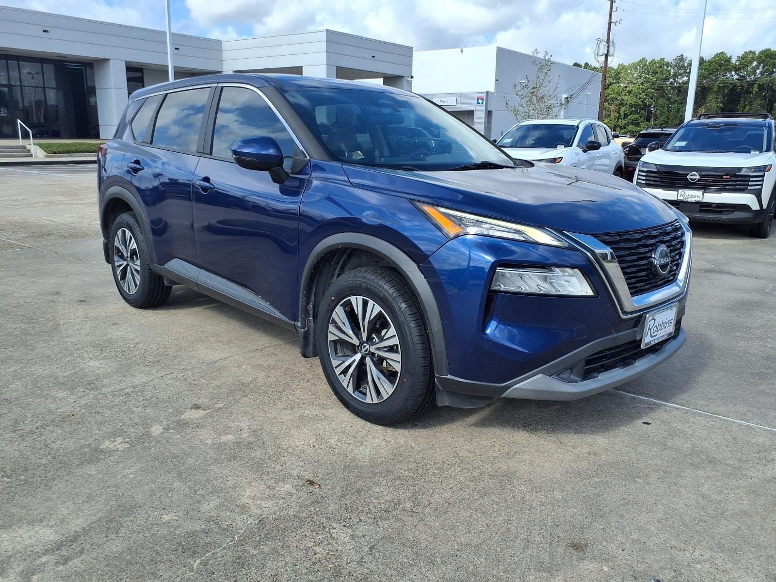 2022 Nissan Rogue SV Blue at Robbins Nissan