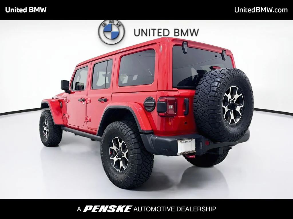 Used 2020 Red Clearcoat Jeep Unlimited Rubicon image 7