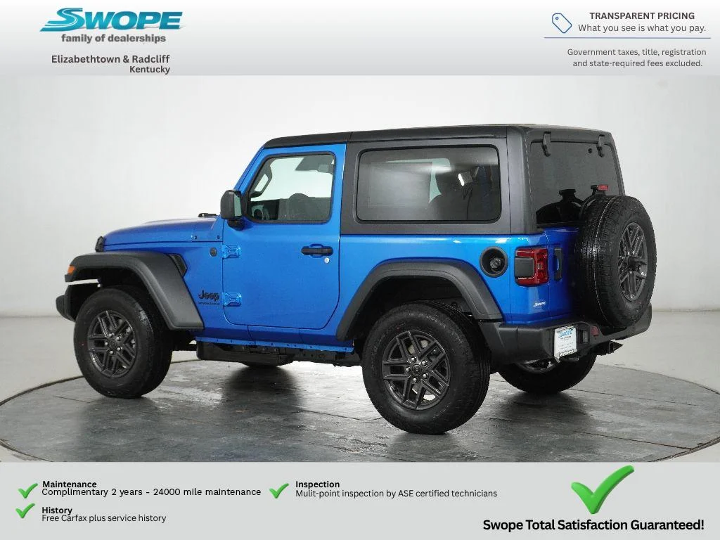 New 2026 Hydro Blue Pearl-Coat Exterior Paint Jeep Sport S image 10