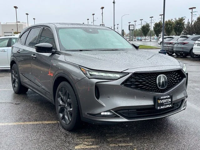 Certified Used 2023 Liquid Carbon Metallic Acura SH-AWD with A-Spec Package image 4