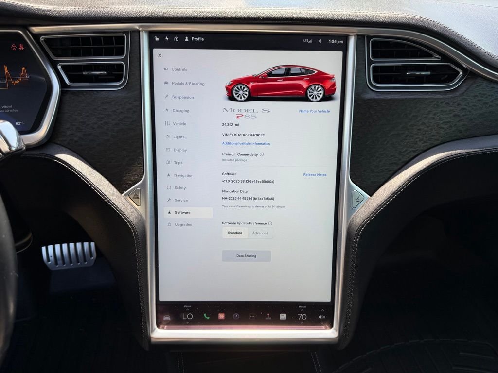 Used 2013 Red Tesla Performance image 22