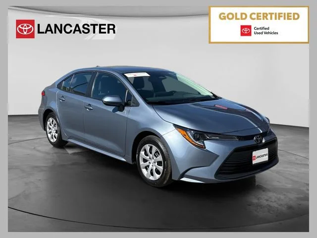 Certified Used 2026 Blue Toyota LE image 1